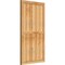 Ekena Millwork Framed Board-n-Batten Shutters, Rough Sawn Western Red Cedar, 26 7/8W x 49H, PR RBF06S26X049RWR - alternate 4